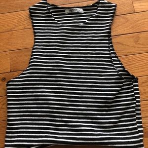 Stripped Crop Top